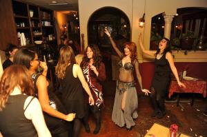 Nefabit performing at a bachelorette party. Photo by Dirk Linton